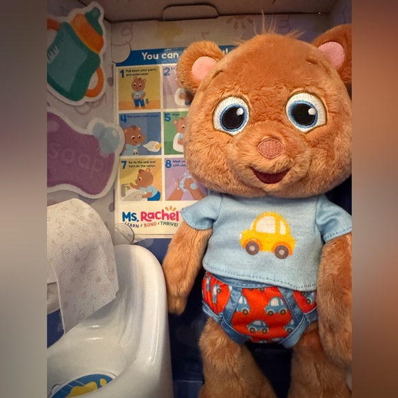 Ms Rachel Potty Time with Bean Bear Plush Toy NEW - Picture 5 of 6